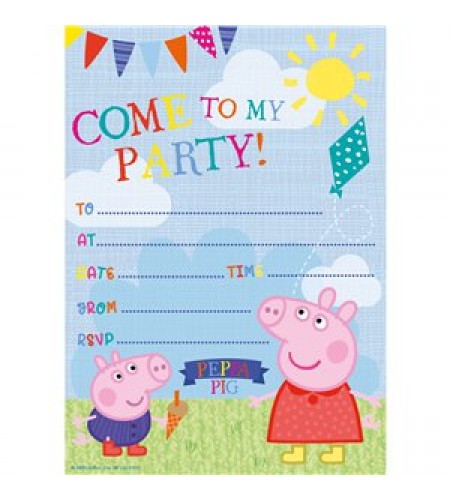 CONVITES PEPPA PIG